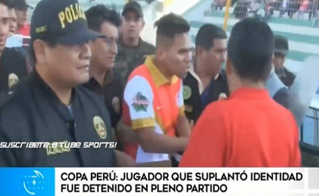 Polis futbolcuyu maçın ortasında tutukladı!