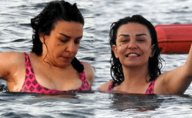 Fatma Turgut kameraları fark edince...