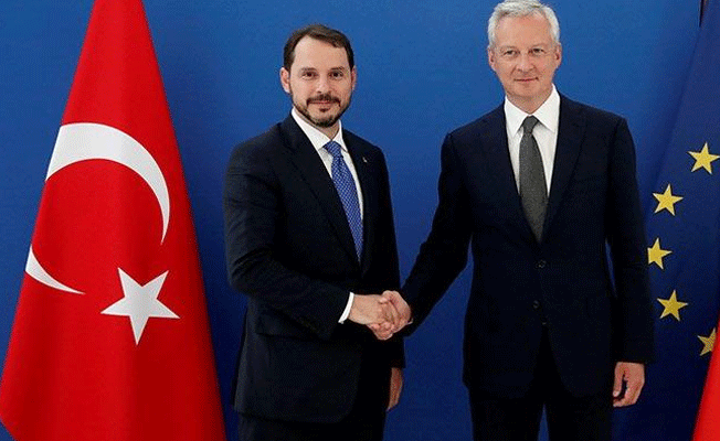 Bakan Albayrak ile Fransız mevkidaşı görüştü