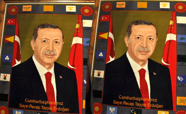 Tüm girişlere 'Erdoğan portresi' asılacak!