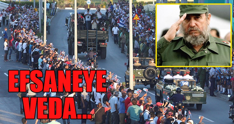 Efsane lider son yolculuğuna uğurlanıyor