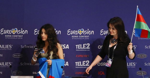 Azerbaycan'dan, Ermenistan'a Eurovision'da bayrak tepkisi