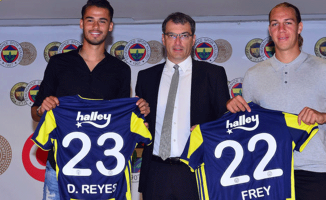 Fenerbahçe'de Frey ve Reyes gazetecilerin sorularını yanıtladı