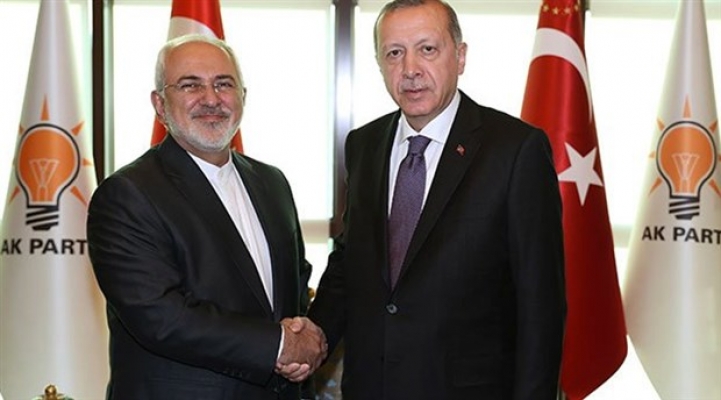 Erdoğan, İran Dışişleri Bakanı Zarif'le AKP'de buluştu