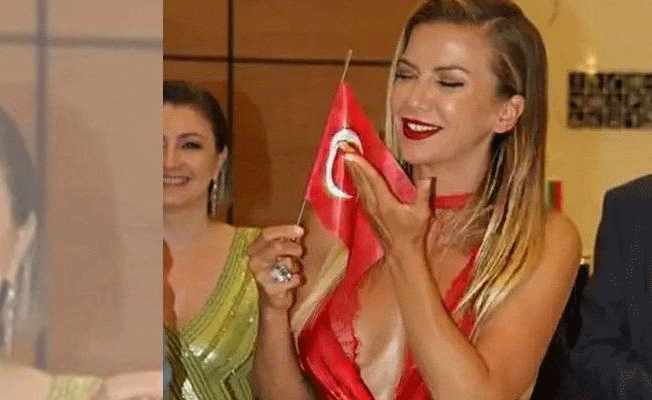 İvana'dan bayraklı kutlama
