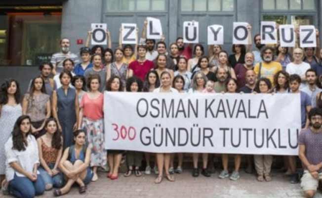 Osman Kavala için 300. gün eylemi