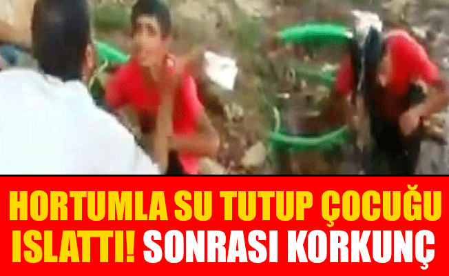 Çocuğa akılalmaz dayak!