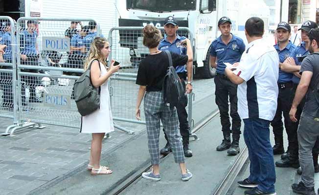 701. eylemi öncesi polis Beyoğlu’nu ablukaya aldı