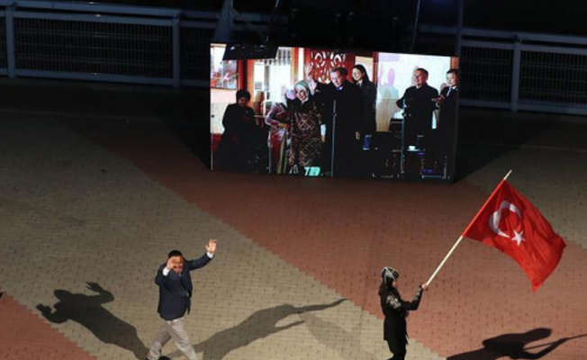 Erdoğan Kırgızistan'da Dünya Göçebe Oyunları açılış törenine katıldı