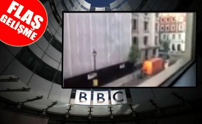 BBC binasının önünde bomba paniği!