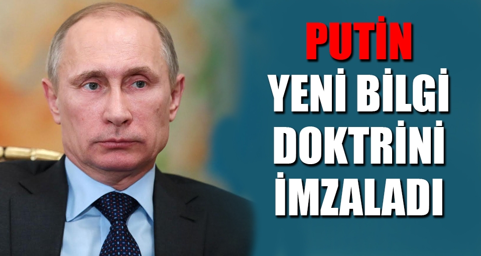 Putin, psikolojik bilgi operasyonlarına karşı koymak için imzayı attı