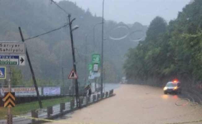 Meteoroloji, İstanbul'daki o il için uyarmıştı, Tünel kapandı!