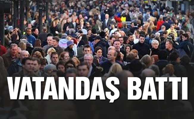 Vatandaş borca battı