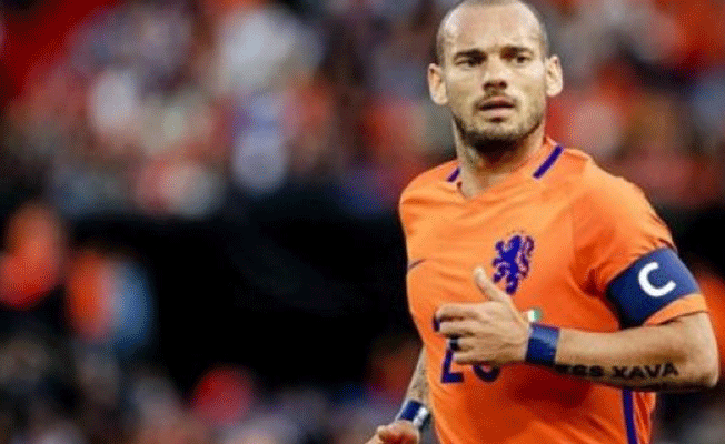 Sneijder'den veda maçı
