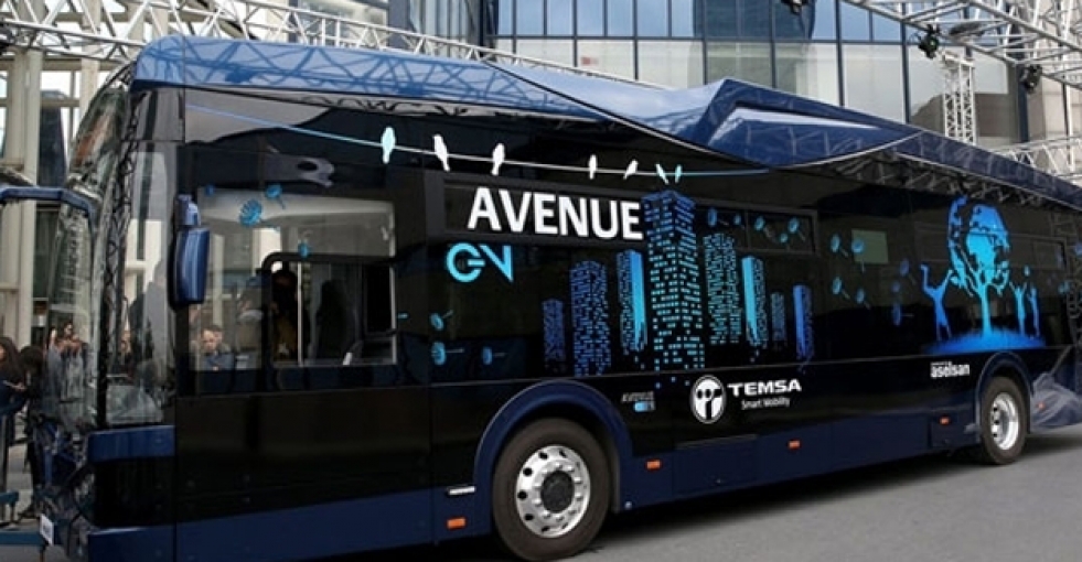 Türkiye'nin ilk elektrikli otobüsü tanıtıldı