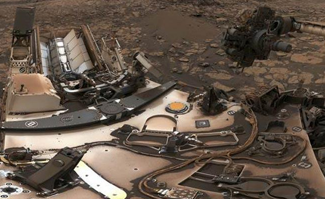 Mars'tan selfie!
