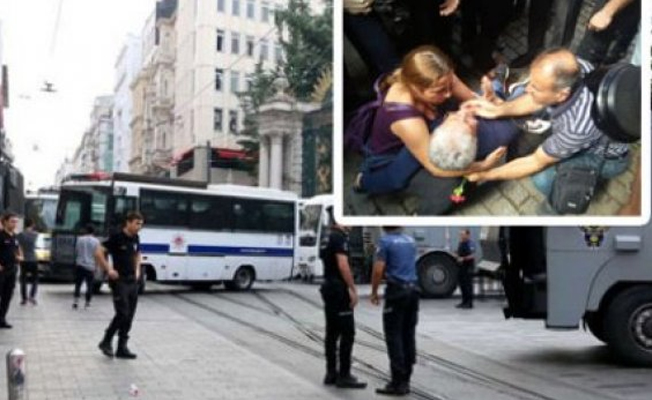Polisten fenalık geçiren Cumartesi Annesi'ne: Şov yapma