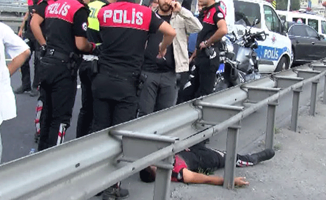 İstanbul'da polisler ölümden döndü