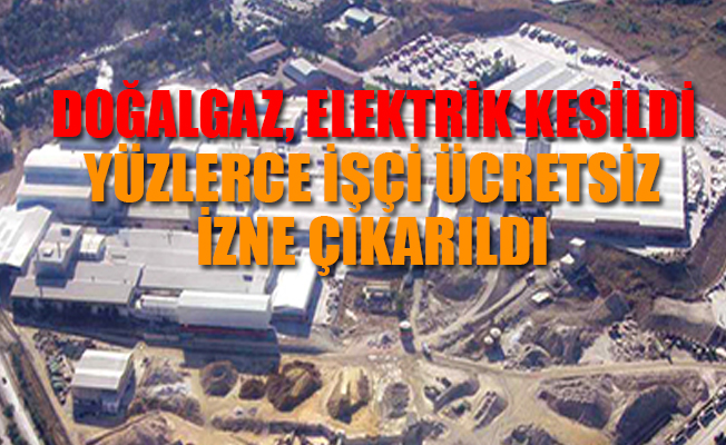 Dev Fabrika'da üretim durdu... Doğalgaz ve elektrik faturaları bile ödenemiyor