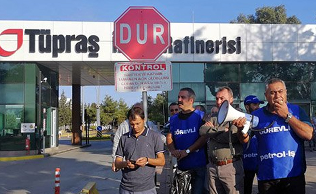 TÜPRAŞ'ta kriz... İşçiler iş bırakıyor...