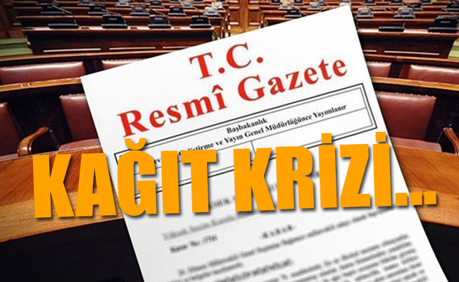 T.C. Resmi Gazete artık basılmayacak