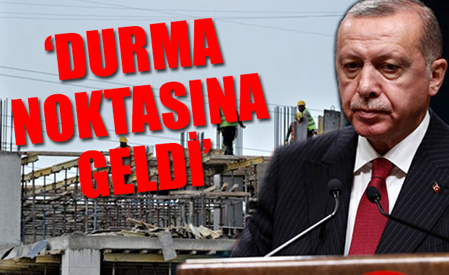 Kriz inşaata da sıçradı...