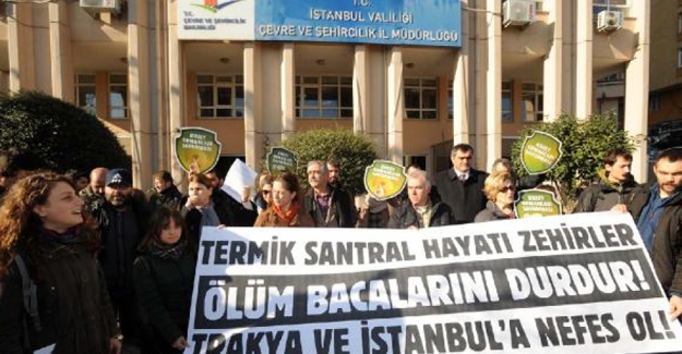 Kuzey Ormanları Savunması'ndan 'Trakya'da termik santrala hayır' eylemi