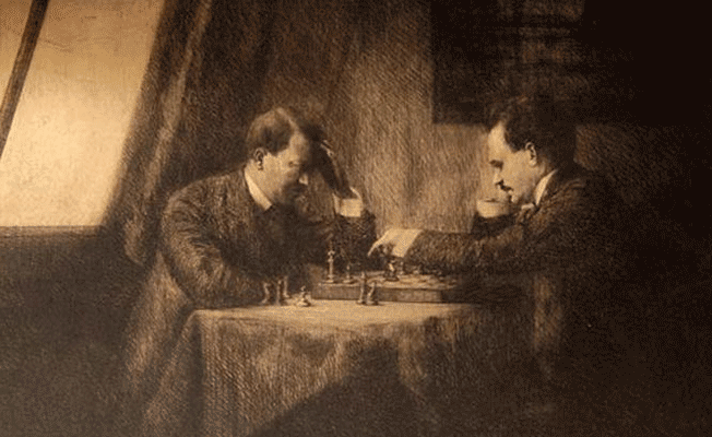 Yerel seçimlerinde Lenin ve Hitler karşı karşıya