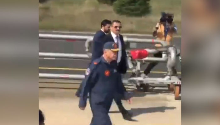Erdoğan pilot kıyafetiyle