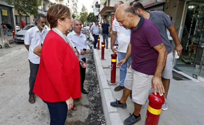 Alsancak sokaklarına jet bakım