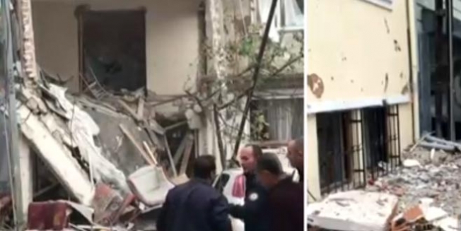 Bursa'da apartmanda doğalgaz patlaması