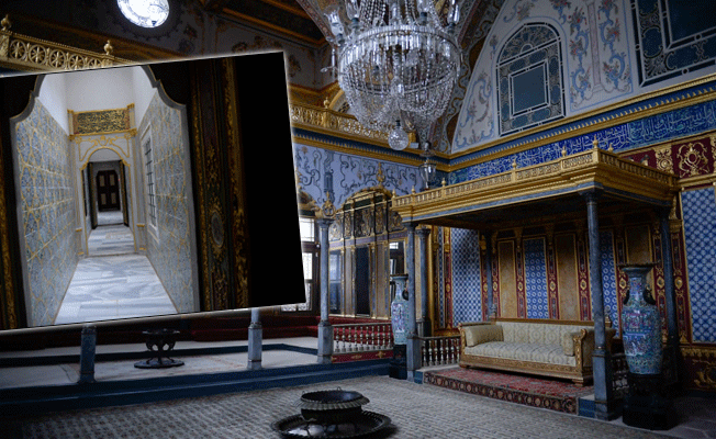 Topkapı Sarayı'ndaki çalışmalar görüntülendi