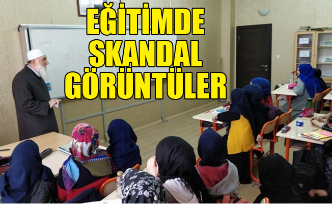 Ankara'da sarıklı cübbeli ders