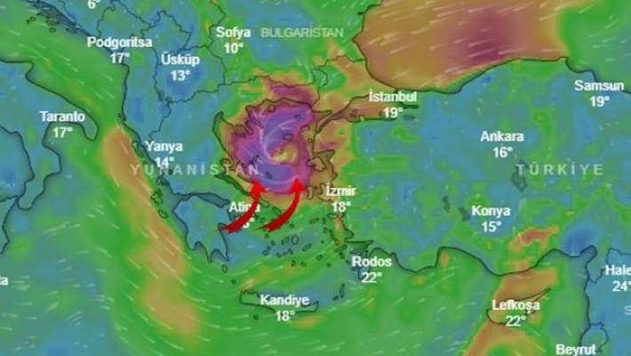 Kasırga İzmir'de daha az etki gösterebilir