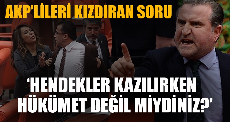 'Hendek' sözü Meclis'i karıştırdı