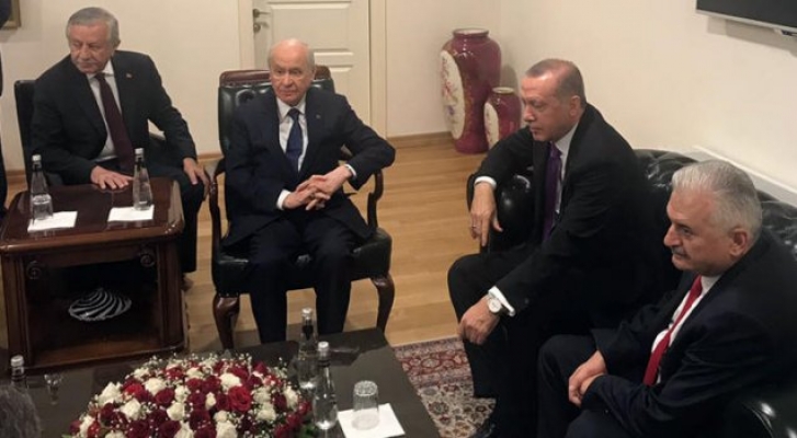 Erdoğan'dan ittifak görüşmesi için tarih