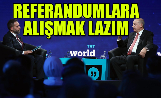 Erdoğan'dan flaş 'referandum' açıklaması