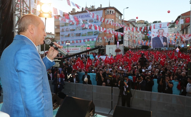 Erdoğan: Teröre bulaşanlar sandıktan çıkarsa gereğini yapar, kayyum atarız