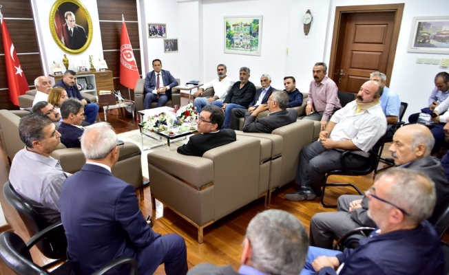 Alevi derneklerinden Başkan Atila’ya teşekkür ziyareti