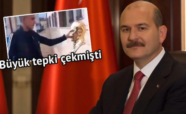 Atatürk'e hakaret edip video çeken kişi gözaltında