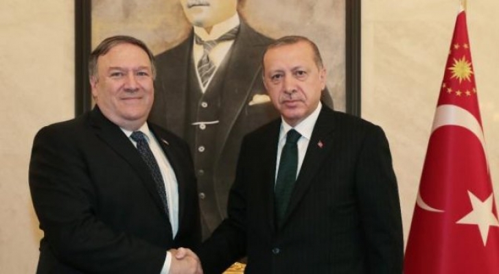 Pompeo Erdoğan'la görüştü
