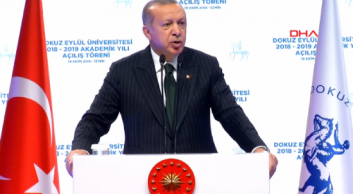 Erdoğan İzmir'den seslendi