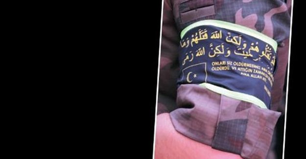 Özel harekât polisinden ayetli bant