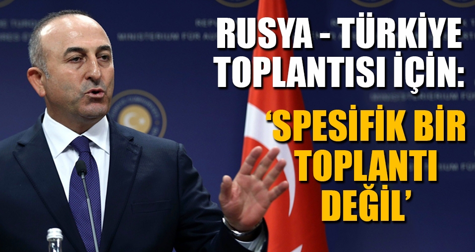 Çavuşoğlu'ndan flaş 'Halep' açıklaması