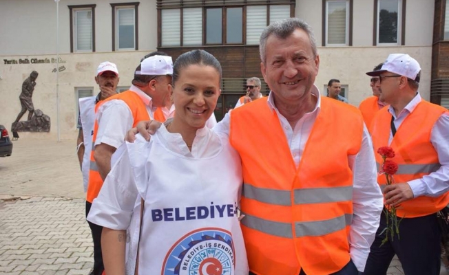 Cesur yürek Başkan Tahir Şahin