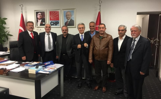 CHP'li Kuşoğlu'na DYP'lilerden ziyaret