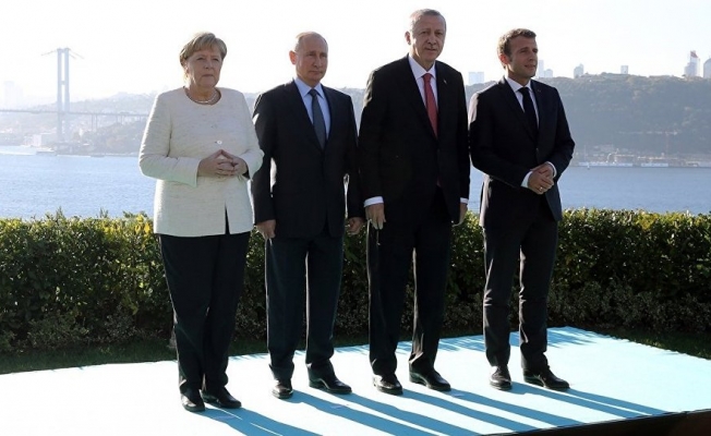 Rusya, Türkiye, Almanya ve Fransa liderleri ilk kez bir arada