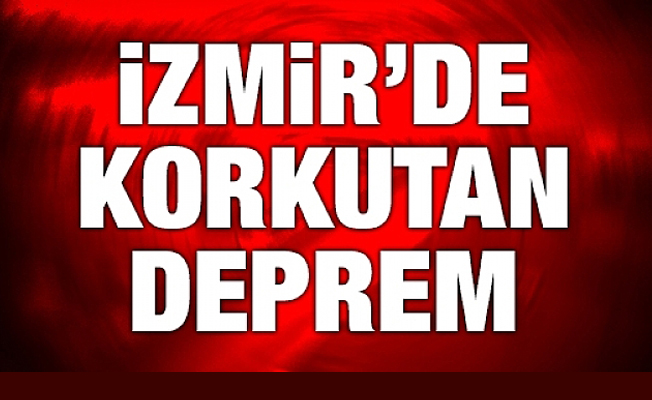 İzmir'de art arda 8 deprem