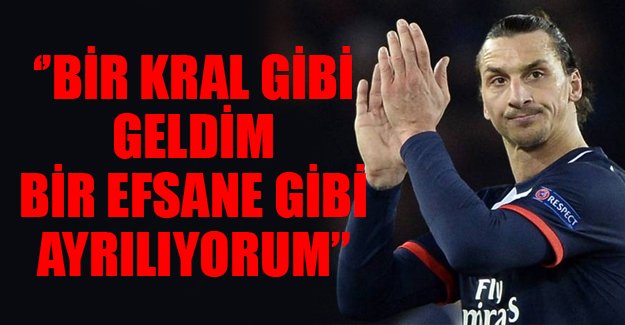 Zlatan Ibrahimovic, PSG'den ayrılacağını duyurdu