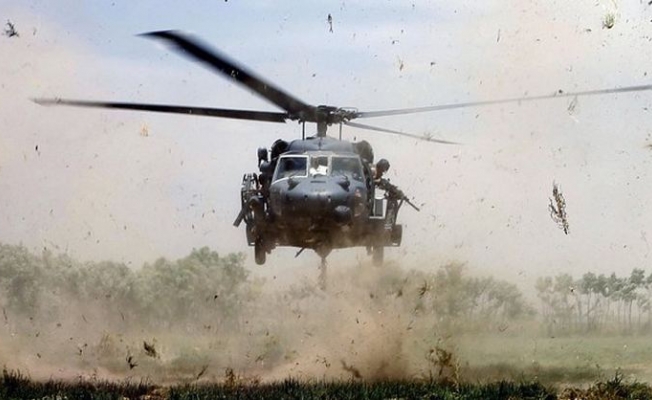 Afganistan'da helikopter düştü,çok sayıda ölü var